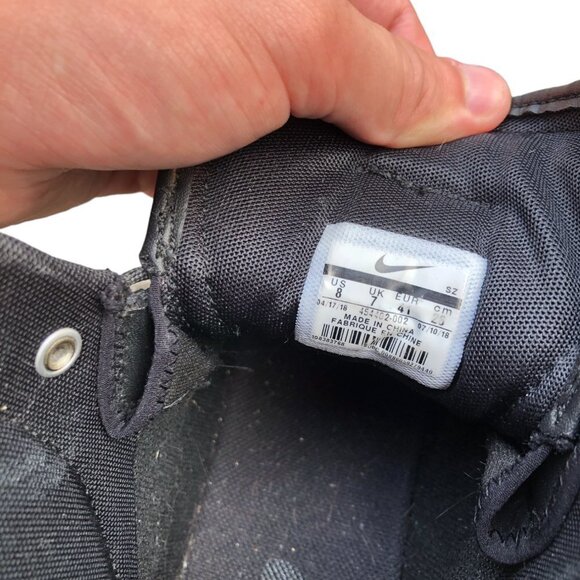 2018 Nike Air Nevist 6 Black Boots Size 8 - Picture 6 of 7